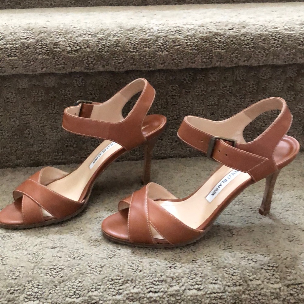 Manolo Blahnik Sandal with wooden heel